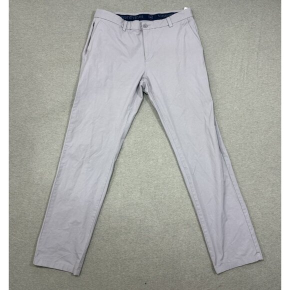 Vineyard Vines On The Go Pant Men's 33x32 Gray OTG Performance Stretch Flex - Picture 1 of 7
